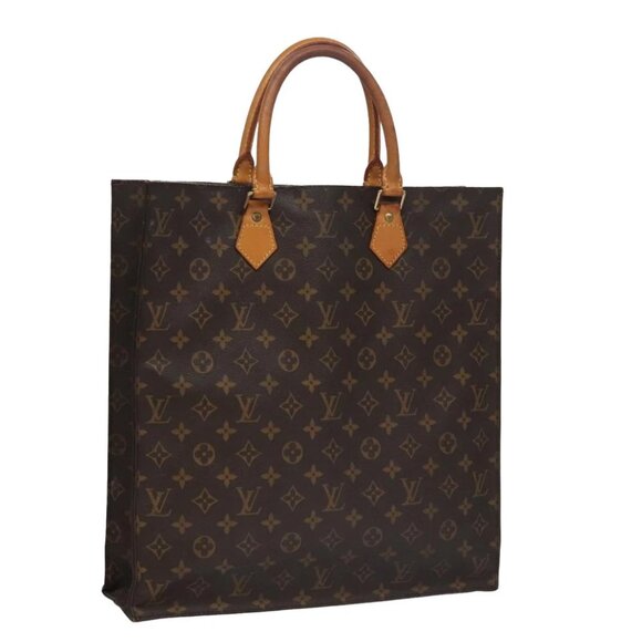 LOUIS VUITTON Monogram Sac Plat Hand Bag - Picture 1 of 14